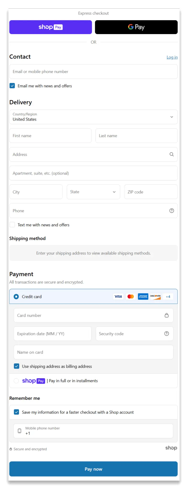 Bio Complete 3 secure checkout page