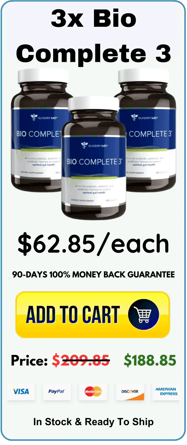 Bio Complete 3 offer price